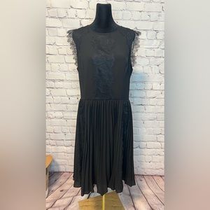 Banana Republic Black Lace Midi Dress